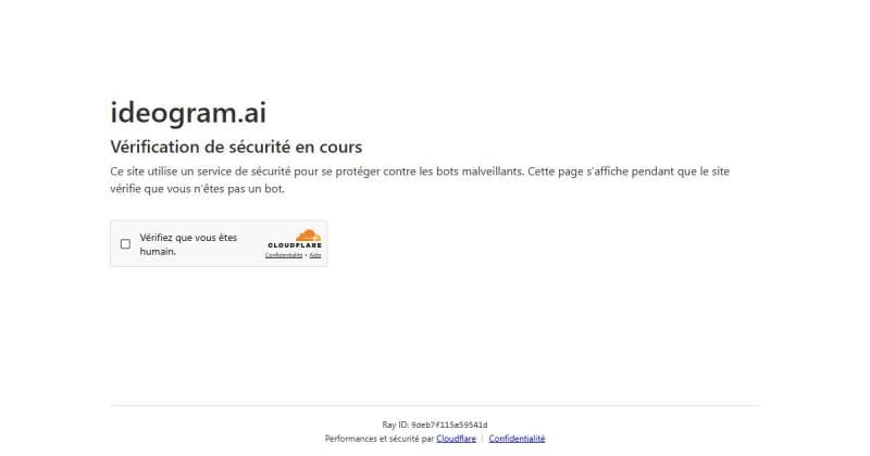 Ideogram interface de génération d'images