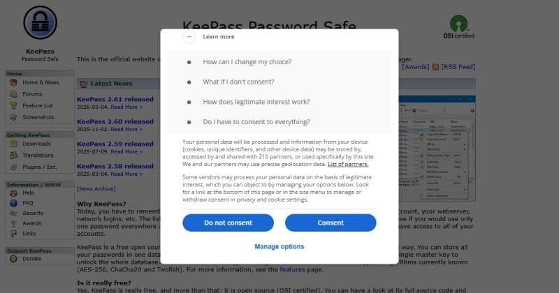 KeePass, gestionnaire de mots de passe hors-ligne et open source