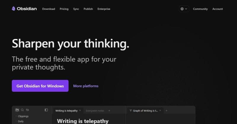 Obsidian, application de prise de notes en Markdown