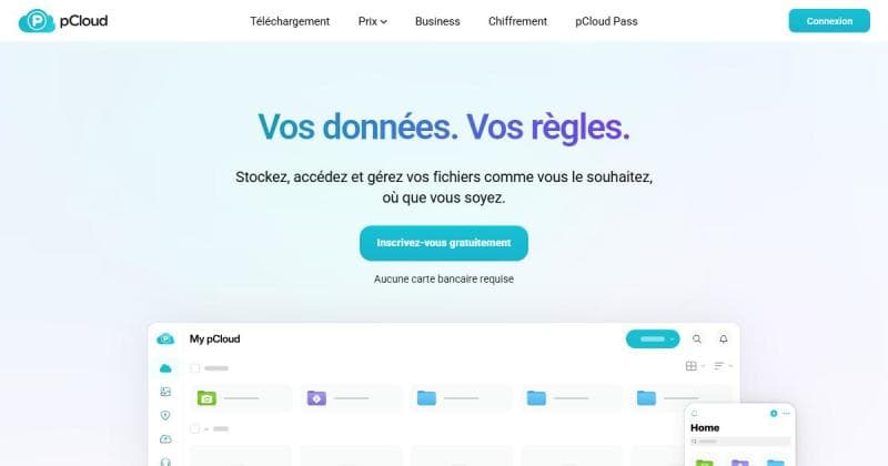 pCloud, service de stockage cloud avec offre à vie