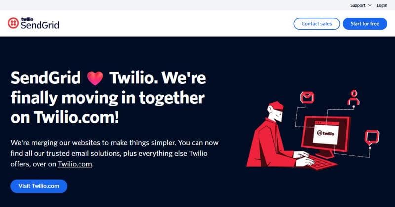 SendGrid, plateforme d'envoi d'emails transactionnels de Twilio