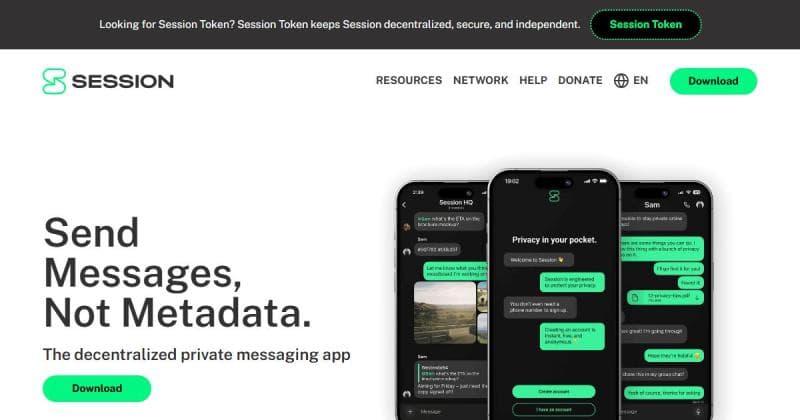 Session, messagerie décentralisée et anonyme