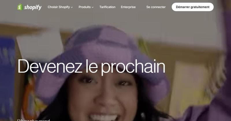 Shopify, plateforme de création de boutiques en ligne