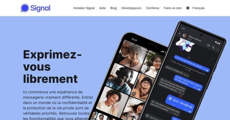 Signal, messagerie chiffrée et gratuite sans publicité