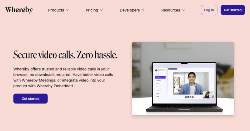 Whereby, visioconférence simple dans le navigateur