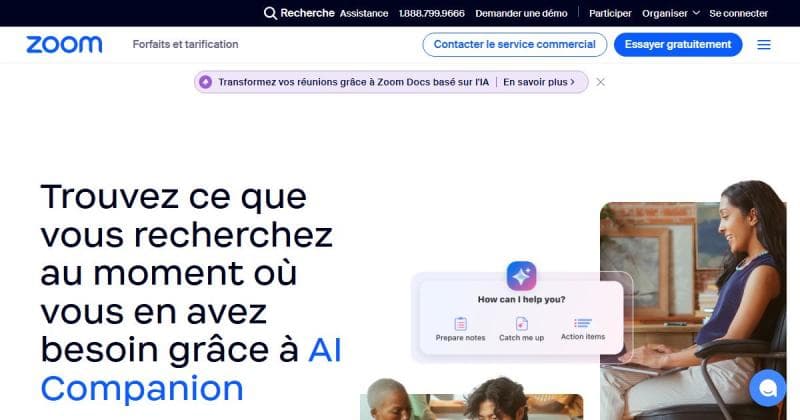 Zoom, plateforme de visioconférence